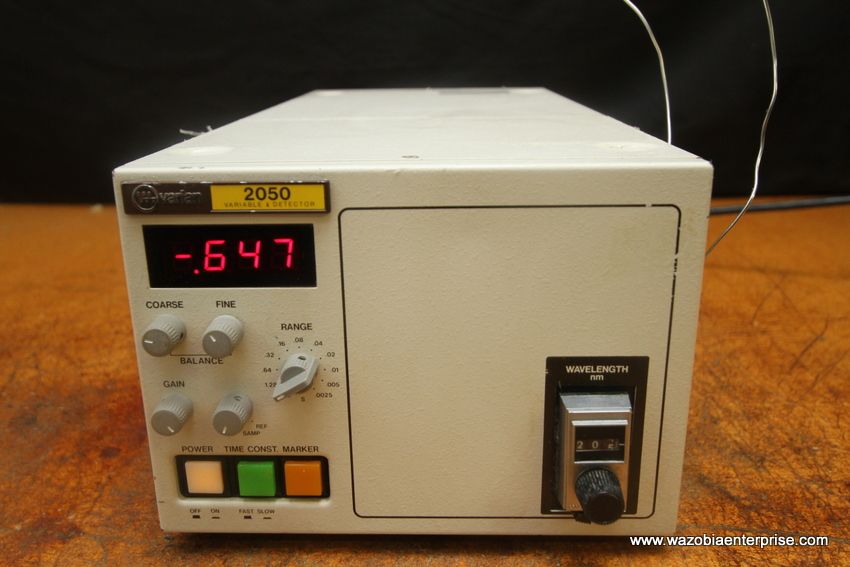 VARIAN 2050 VARIABLE WAVELENGTH DETECTOR  