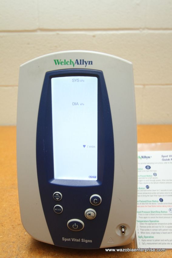 WELCH ALLYN SPOT VITAL SIGNS PATIENT MONITOR 4200B  