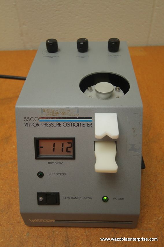 WESCOR VAPOR PRESSURE OSMOMETER 5500  