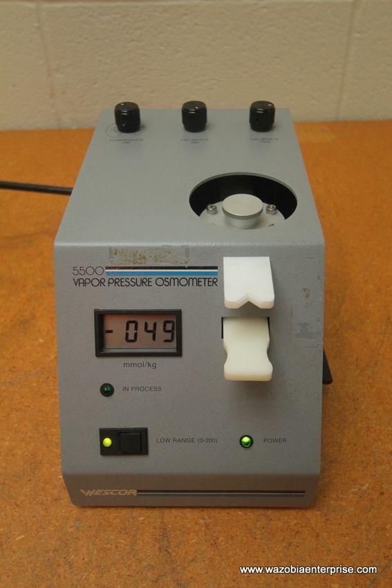 WESCOR VAPOR PRESSURE OSMOMETER 5500  