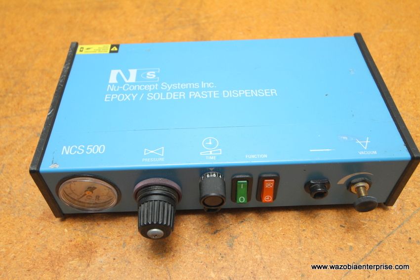 NCS NU CONCEPT EPOXY SOLDER PASTE DISPENSER NCS500 NCS 500  