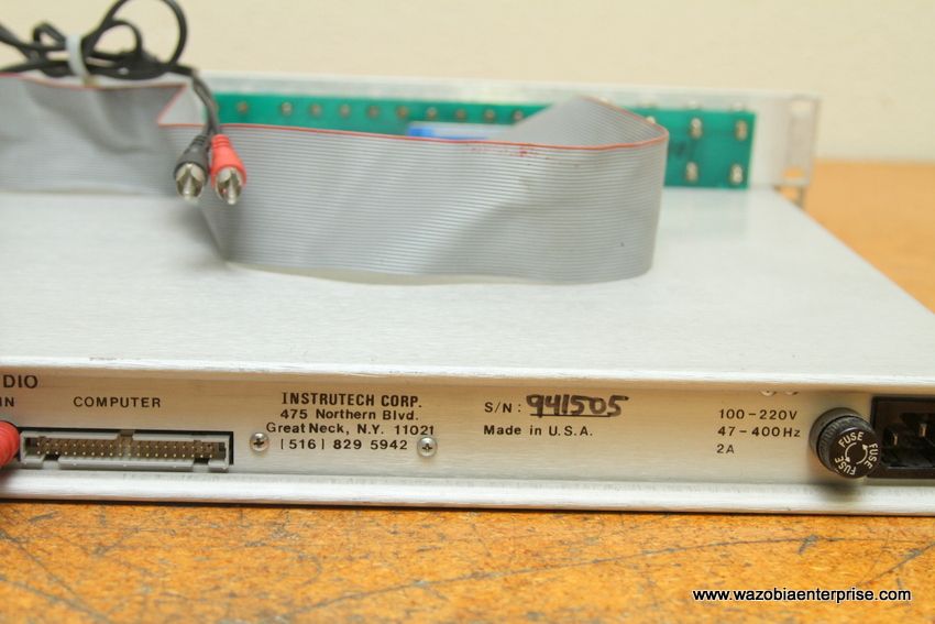 INSTRUTECH CORP VR10B CRC DIGITAL DATA RECORDER — Wazobia Enterprise