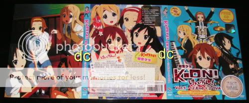 DVD K ON S1 + 2 OVA + CD + S2 + 2 OVA + CD  