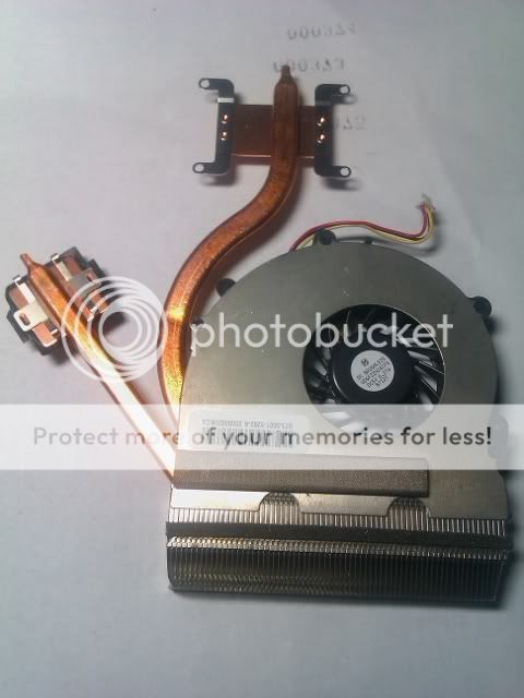 Sony Vaio VGN AW CPU Fan And Heatsink   M UDQFZZH24CFO  